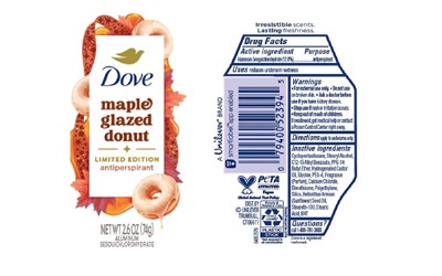 Label (Maple Glazed Donut   Front And Back Label)